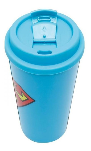 Imagem 2 de 2 de Copo Plástico 500ml Grab And Go - Dc Comics Superman