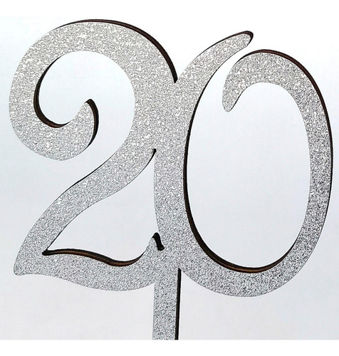 Números De Mesa Soportes Para Números 20 Piezas De Plata