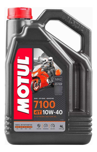 Aceite Motul 7100 10w-40 4t Sintético Moto 4 Litros (galon)