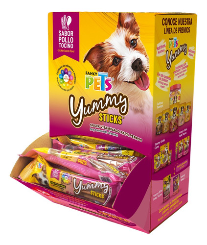 Yummy Sticks Sabores Caja (50 Piezas) 1 Kg Fancy Pets
