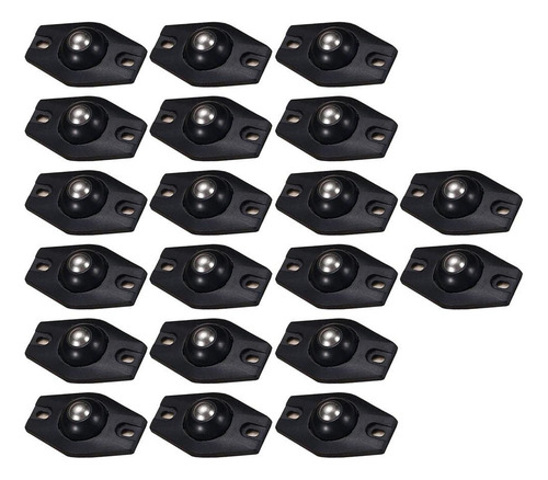 20x Rueda Universal Mini Ruedas Giratorias Polea Adhesiva
