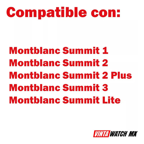 Correa De Silicon Naval Smartwatch For Montblanc Summit 3