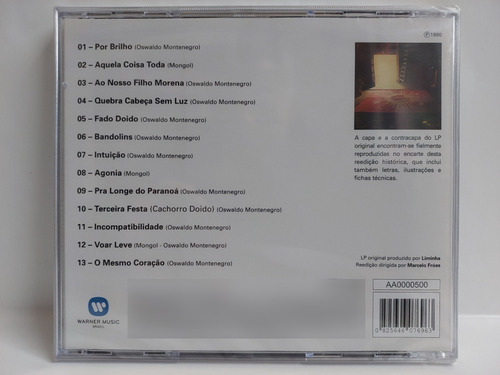 Oswaldo Montenegro _ Oswaldo Montenegro (1980) _ Cd Lacrado