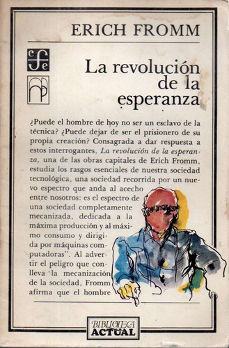 La Revolucion De La Esperanza Erich Fromm 