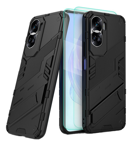 Funda Carcasa Uso Rudo Con Soporte Para Huawei Honor +2 Mica