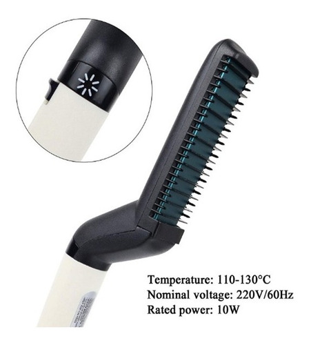 Imagen 6 de 7 de Cepillo Alisador Hombre Cabello Barba Pelo Estilo