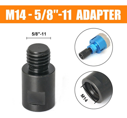 Adaptador De Amoladora Angular M14 A 5/8 Pulgadas-11, 2 Unid