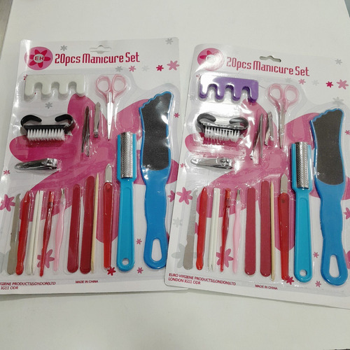 Manicure Set De 20 Pzas (x2)