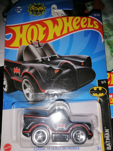 Batimovil Serie Tv Batman Tooned 3 Variantes Hot Wheels
