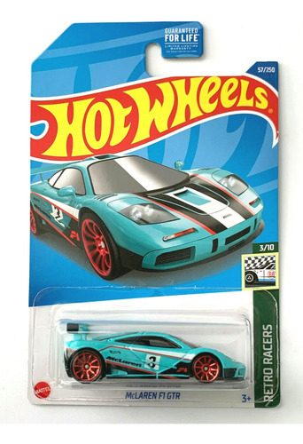 Hotwheels Carro Mclaren F1 Gtr + Obsequio 