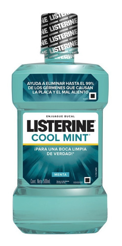 Listerine Cool Mint Enjuague Bucal 500ml Magistral Lacroze