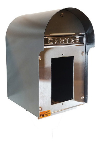 Imagen 2 de 5 de Buzon Con Soporte Para Portero Electrico Frente Inoxidable