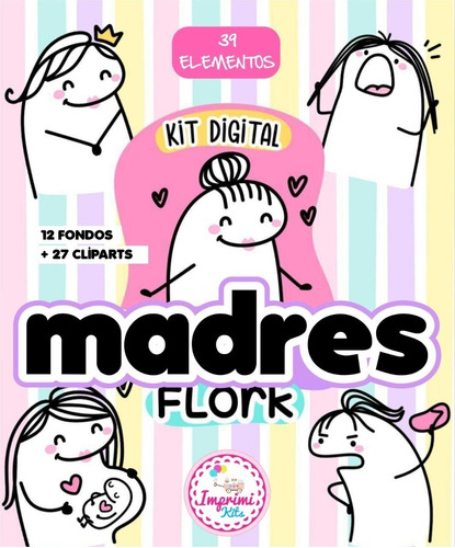 Kit Flork Dia De La Madre Imagenes Cliparts Y Fondos Png #2