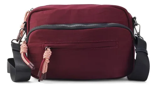 comprar Bandolera Bolsillo Correa Desmontable Dama Lincolns Color Guinda
