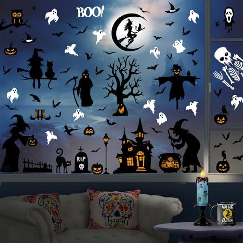 Halloween Window Clings Halloween Window Stickers Decoration