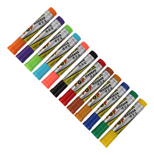 Marcadores De Secado De Pintura Posca, 12 Unidades De Diseño