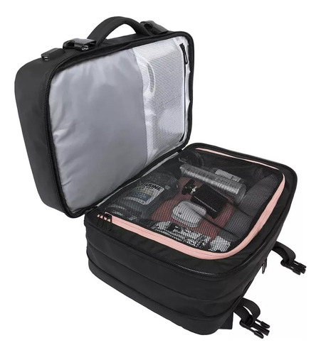 Mochila Bolsa Executiva P/ Viagem Expansível Entre 27-40l Preto