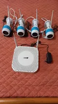 Comprar Kit Vigilancia Inalámbrica Logan 4 Cam+dvr Wifi 720p