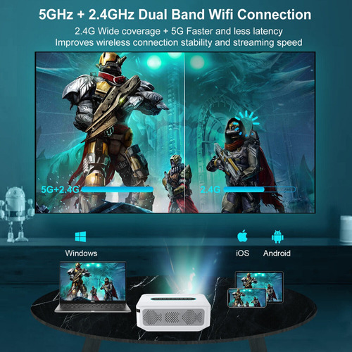 Proyector Xgody 12000 Lúmenes 4k 8k 1080p Infocus Wifi
