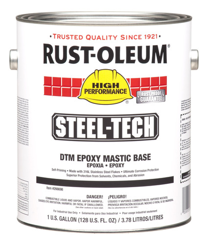 Steel Tech 9100 Rust Oleum Inoxidable Epoxi+activador 7.6lts