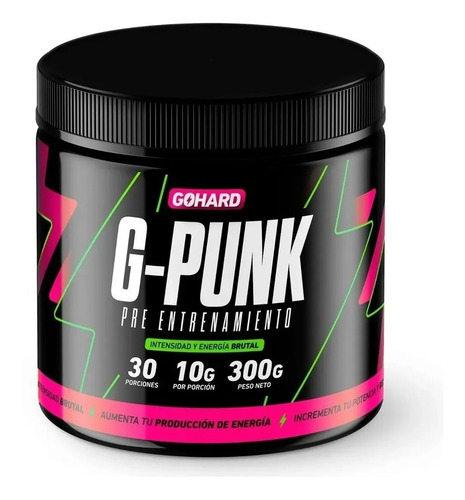 Proteina Vegetal Cacao O. + Pre Entreno G-punk - Gohard