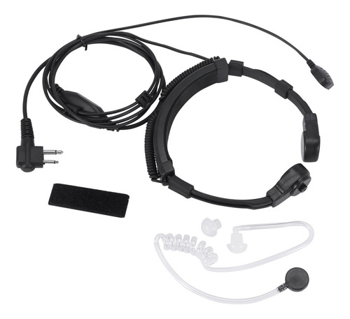Mox Auriculares Throat Mic MiniPhone Covert Acoustic Tube F
