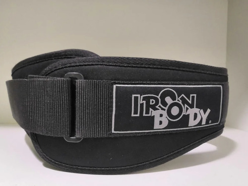 Cinturon Pesas Marca Iron Body Talla L Negro