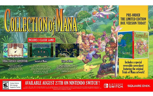 Juego Para Nintendo Switch Collection Of Mana