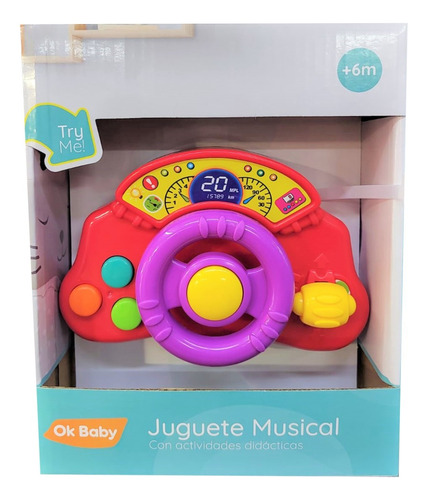 Mini Tablero De Actividades Luz Sonido Ok Baby Jeg Okbb0106