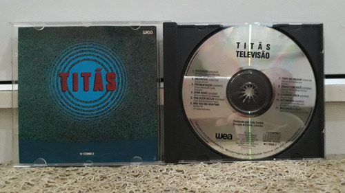 Cd Titãs Televisão 1985 | Primeira Edição S/ Código Barra :) (Usado)