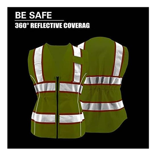 Chaleco De Seguridad De Oplerai Para Mujeres Vest De Con Y 5