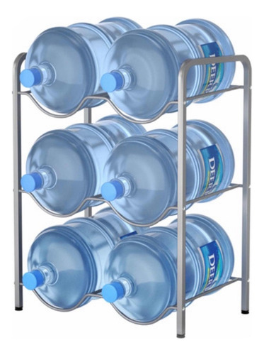 Rack Estante Organizador De 6 Botellones Bidones Agua 20 L