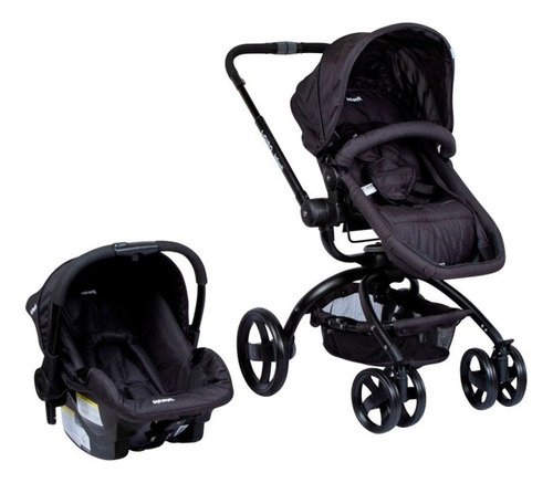 Coche Para Bebe Con Silla Para Auto I-giro Infanti Negro