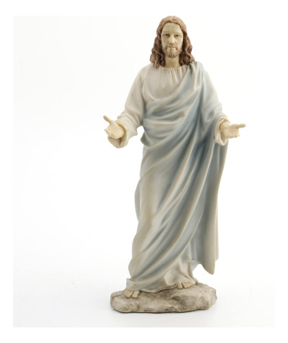 Figura Decorativa De Jesus Con Brazos Abiertos, De 11.75 Pul