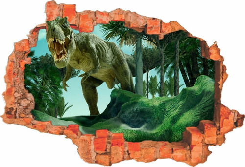 Kit Adesivo Porta + Buraco Jb Dinossauro T-rex Dino