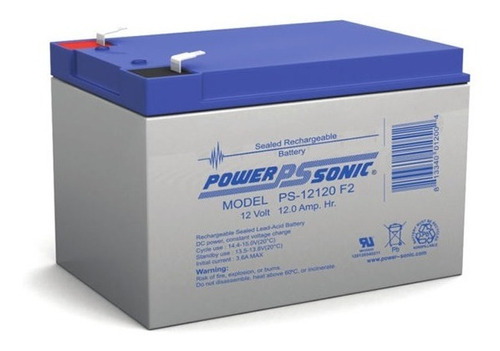 Bateria Power Sonic Ps-1212 12 Voltios Battery Master