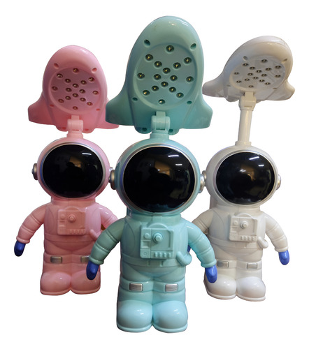 Lámpara Astronauta Nave Con Luces Led