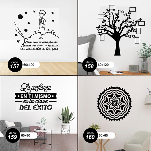 Vinilos Decorativos De Pared - Modelos Varios
