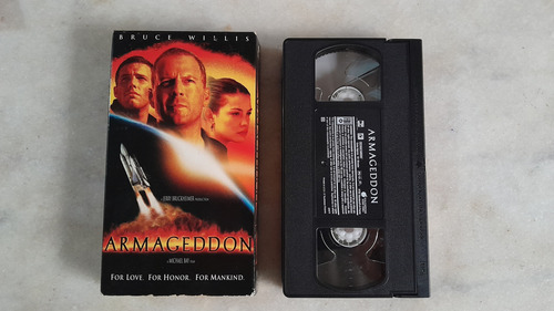 Fita Vhs Armageddon - Bruce Willis, Ben Affleck - Original (Usado)