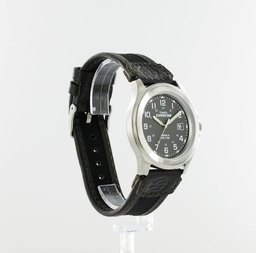 Timex ® Expedition Reloj Mano Hombre Piel Negro T400919j Ev