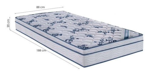Imagem 2 de 6 de Colchão Solteiro Molas Nanolastic Comfort Pró Spring (20x...