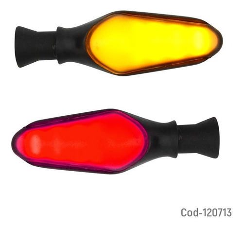 Luces Direccionales Para Moto Con Base Flexible/ Colores