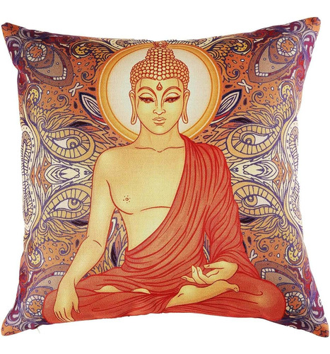 Lanzar Fundas De Almohada Hippie Buda Que Se Sienta Fun...