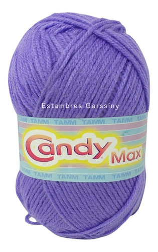 Estambre Candy Max Tamm Madeja De 200 Grs Crochet Color Lila