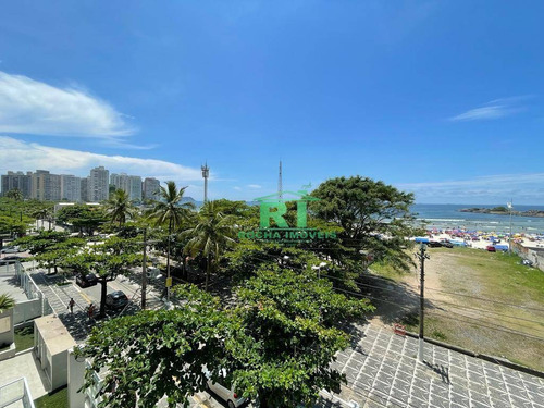 Imagem 11 de 30 de Apartamento Frente Mar, Reformado E Decorado, 3 Dormitórios Sendo 3 Suítes, 1 Vaga De Garagem, Pitangueiras, Guarujá/sp - Ap2743