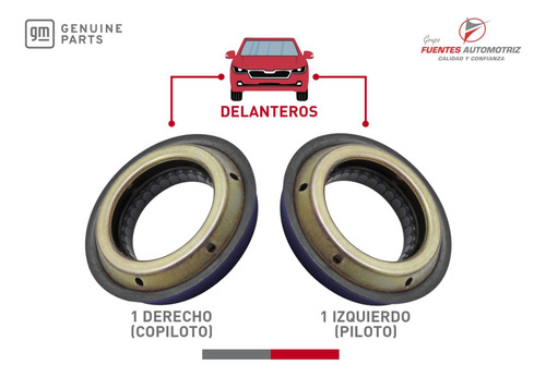 Par Retenes Pierna Caja Transmision Std Cruze 1.8 2014 2015