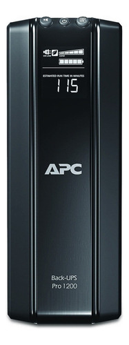  APC Back-UPS Pro 1200 BR1200G-AR 1200VA entrada y salida de 230V negro