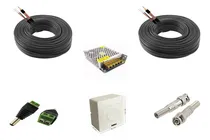 Comprar Kit Instalação 8 Câmeras Cftv 150m+ Plug\u002F Fonte\u002F Caixa P1626
