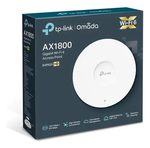 Access Point Inalámbrico Tp-link Eap620 Hd, Wi-fi 6, Ax1800