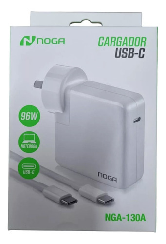 Cargador Universal Usb-c Nga-130a Notebook Celular